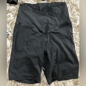 Aerie High Waisted CrossOver Bike Shorts